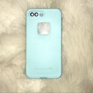 Blue and pink iPhone 7 Plus LifeProof case